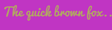 Image with Font Color B2A861 and Background Color C035C3
